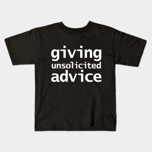 Superpower Giving Unsolicited Advice Typography Kids T-Shirt